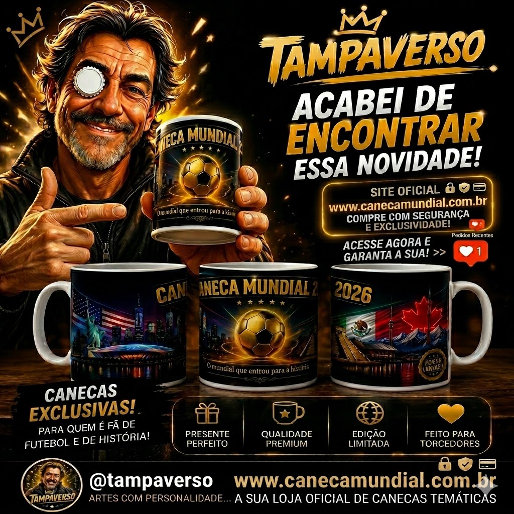 Caneca Mundial 2026